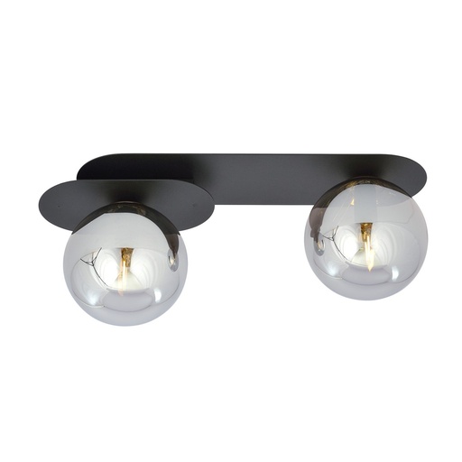 [1119/2] Lampada da soffitto Plaza 2 Black/Grafit