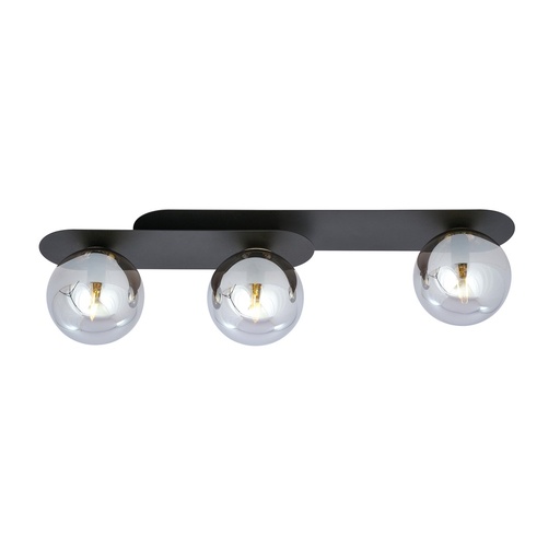 [1119/3] Lampada da soffitto Plaza 3 Black/Grafit