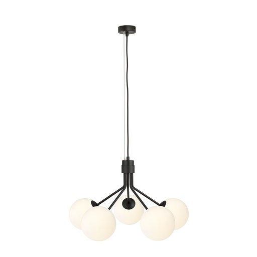 [1138/5] Lampada a sospensione Nova 5 Black/Opal