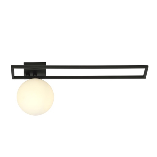 [1130/1C] Lampada da soffitto Imago 1C Black/Opal