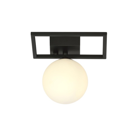 [1130/1E] Lampada da soffitto Imago 1E Black/Opal