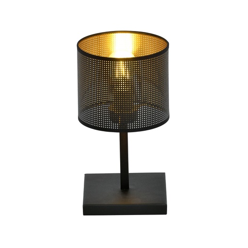 [1144/LN1] Lampada da tavolo Jordan Ln1 Black/Gold