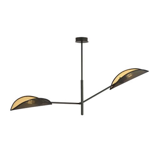 [1158/2] Lampada da soffitto Vene 2 Black/Gold