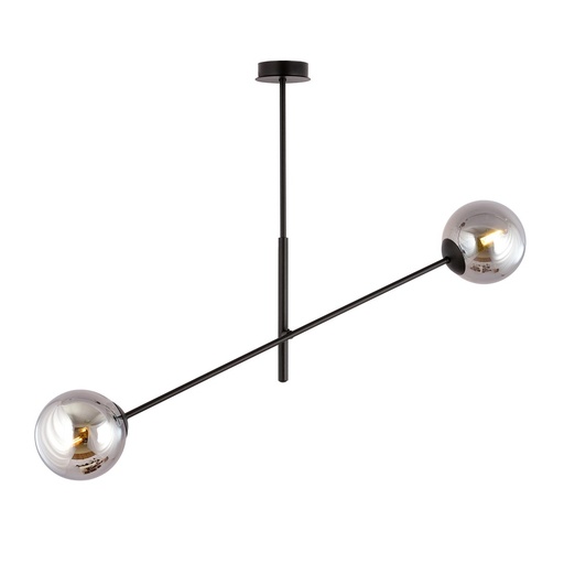 [1167/2] Lampada a sospensione Linear 2 Black/Grafit