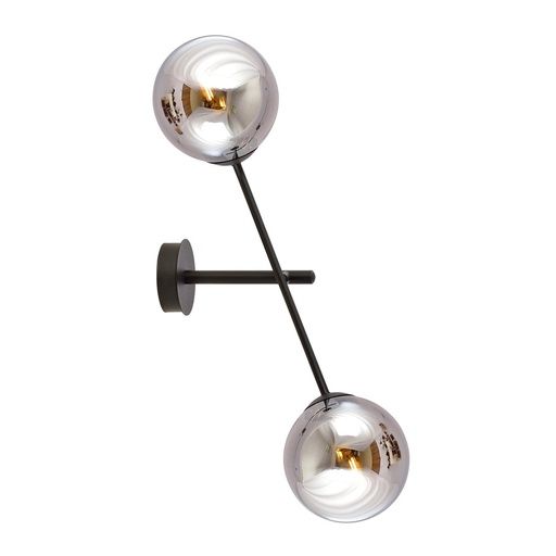 Lampada da parete Linear K2 Black/Grafit