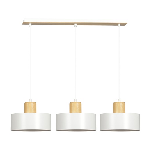 [1047/3] Lampada a sospensione Torin 3 White