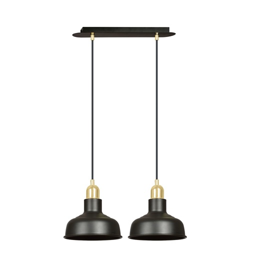 Lampada a sospensione Ibor 2 Black
