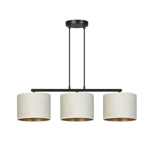 [1052/3] Lampada a sospensione Hilde 3 Bl White