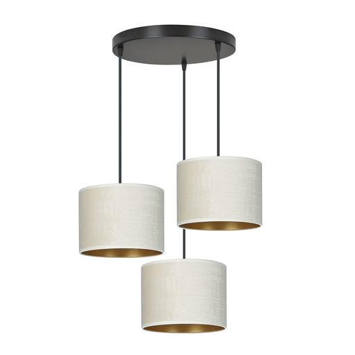 Lampada a sospensione Hilde 3 Bl Premium White