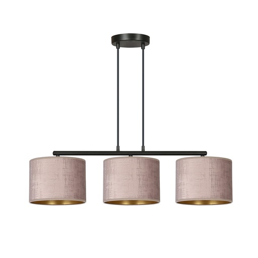 Lampada a sospensione Hilde 3 Bl Rose