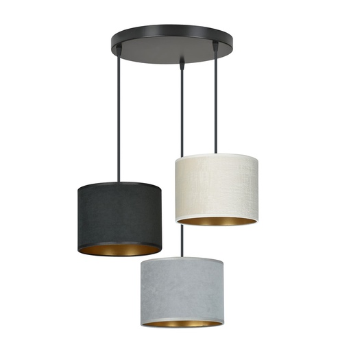 Lampada a sospensione Hilde 3 Bl Premium Mix