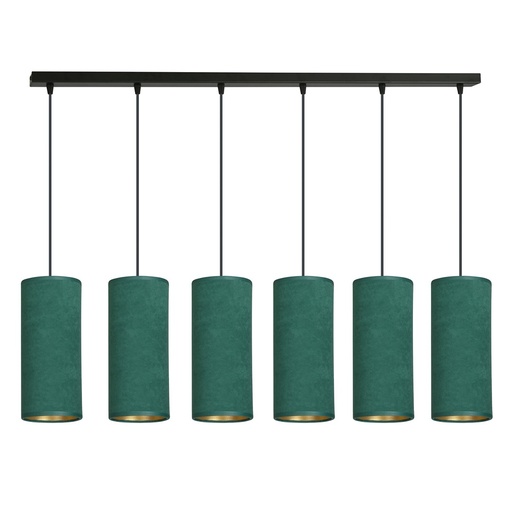 [1058/6] Bente 6 Bl Green pendant lamp