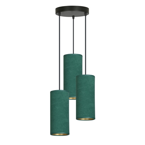 [1058/3PREM] Bente 3 Bl Premium Green pendant lamp