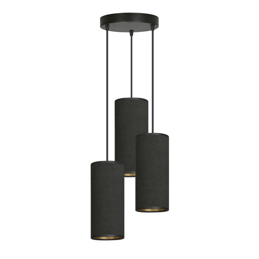 [1067/3PREM] Bente 3 Bl Premium Black pendant lamp