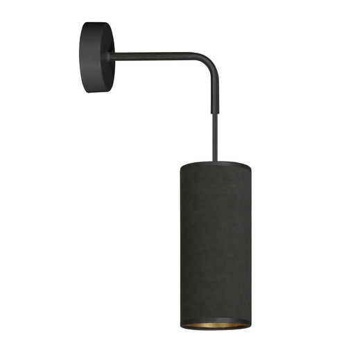 [1067/K1] Bente K1 Bl Black wall lamp