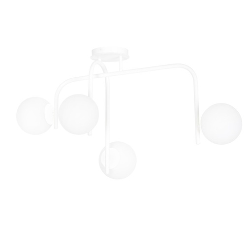 [1031/4B] Lampada da soffitto Kalf 4B White