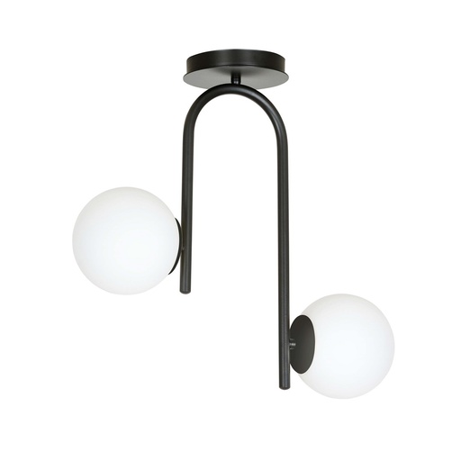 [1030/2] Lampada da soffitto Kalf 2 Black