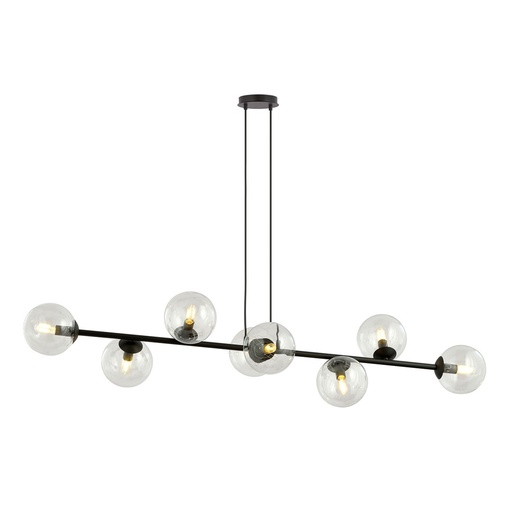 [874/8] Lampada a sospensione Rossi 8 Bl Transparent