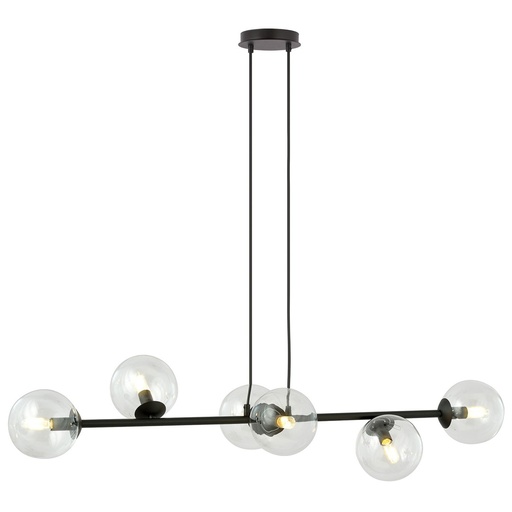 [874/6] Lampada a sospensione Rossi 6 Bl Transparent