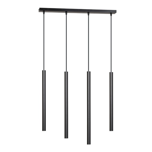 [552/4] Lampada a sospensione Selter 4 Black