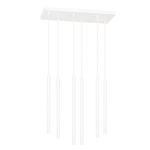 [553/6] Lampada a sospensione Selter 6 White