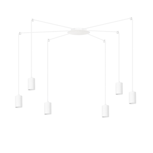 [525/6] Lampada a sospensione Traker 6 Wh/White
