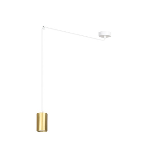 [527/1] Lampada a sospensione Traker 1 Wh/Gold