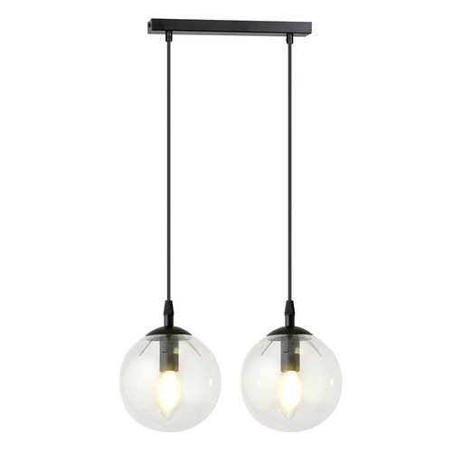 Lampada a sospensione Cosmo 2 Bl Transparent