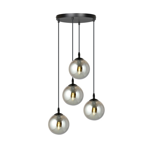 [712/4PREM] Lampada a sospensione Cosmo 4 Bl Premium Grafit