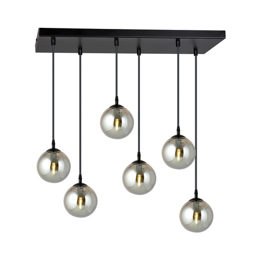 Lampada a sospensione Cosmo 6 Bl Grafit