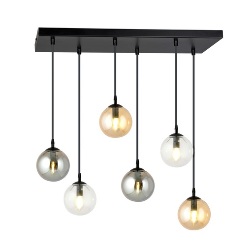 Lampada a sospensione Cosmo 6 Bl Mix1