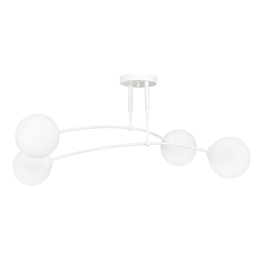 [671/4] Lampada da soffitto Pregos 4 White