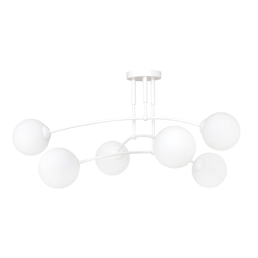 [671/6] Lampada da soffitto Pregos 6 White