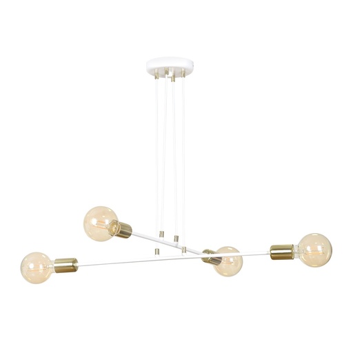 [786/4] Lampada a sospensione Vesio 4 White
