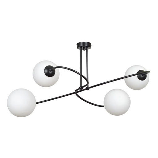 [734/4B] Selbi 4 Black ceiling lamp