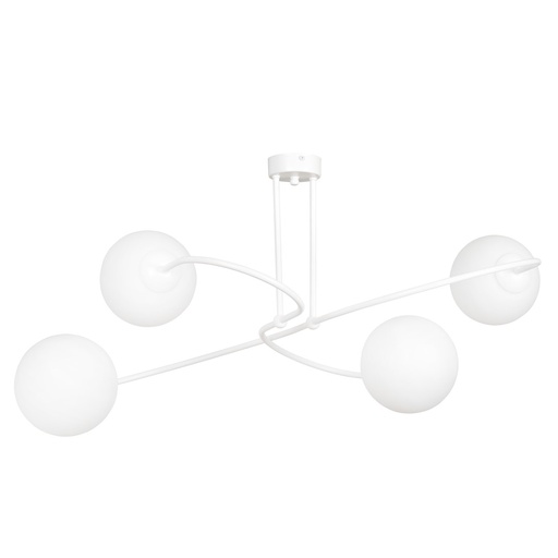 [734/4W] Selbi 4 White ceiling lamp
