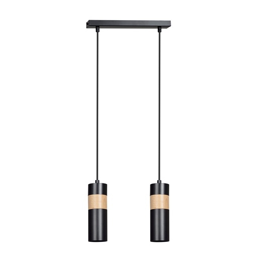[732/2] Akari 2 Black pendant lamp