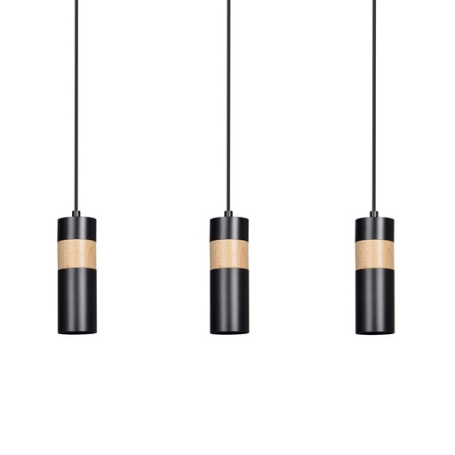Akari 3 Black pendant lamp