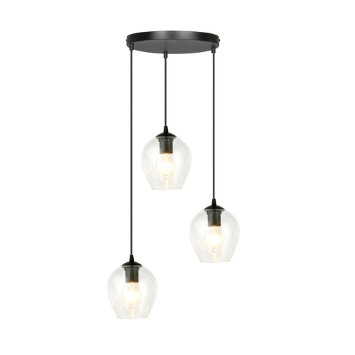 Lampada a sospensione Istar 3 Bl Premium Transparent