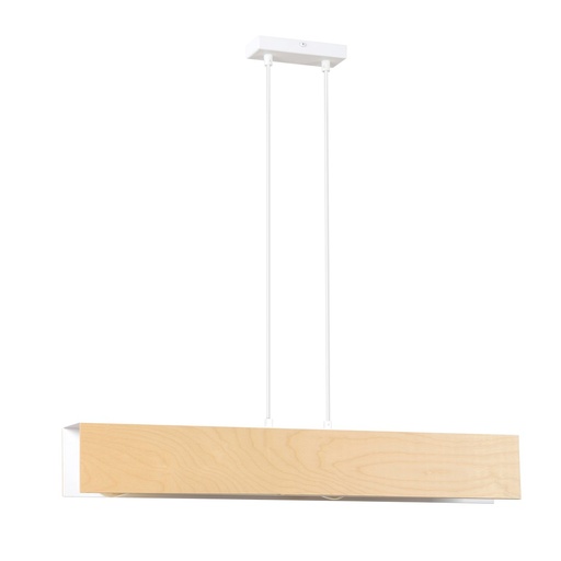 Lampada a sospensione Carlo 3 White