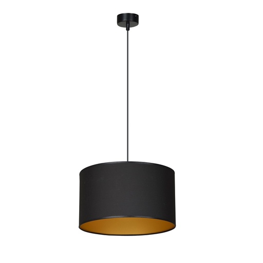 [184/1] Lampada a sospensione Roto 1 Bl Black/Gold