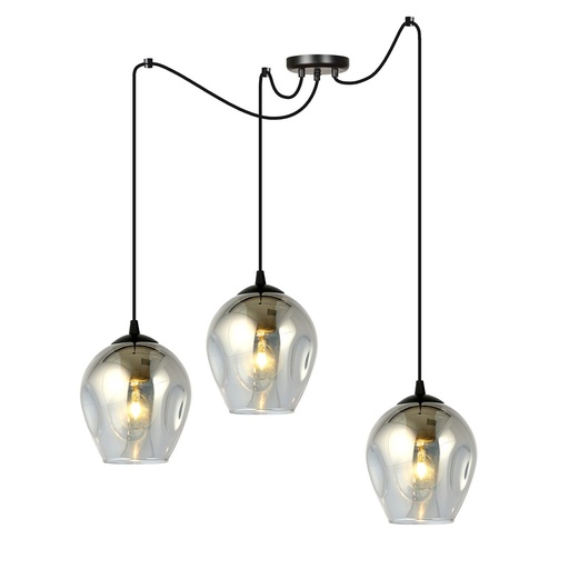 [757/3] Lampada a sospensione Level 3 Bl Grafit
