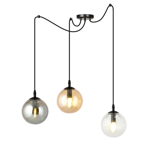 Lampada a sospensione Gigi 3 Bl Mix