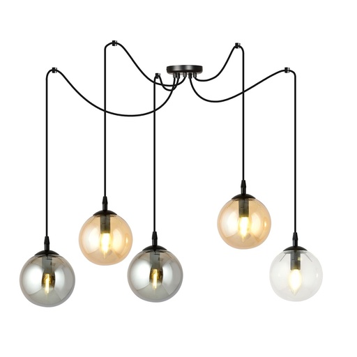 Lampada a sospensione Gigi 5 Bl Mix