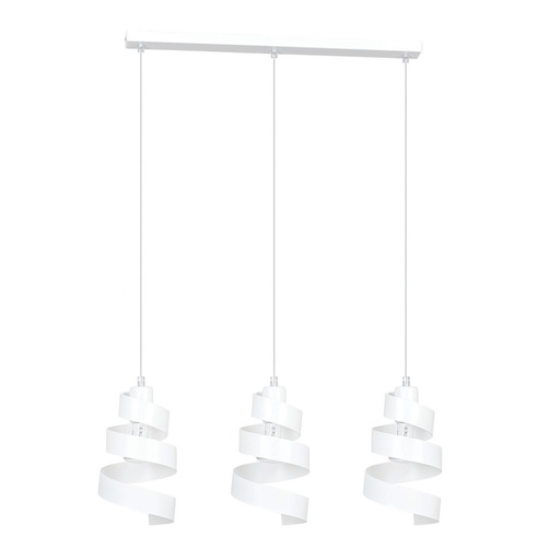 [351/3] Lampada a sospensione Saga 3 White