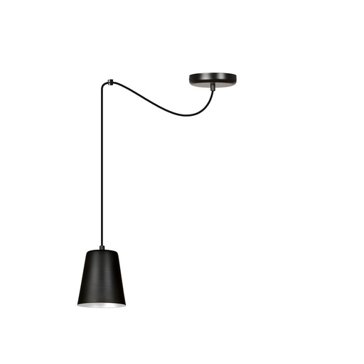 [454/1] Lampada a sospensione Link 1 Black / White