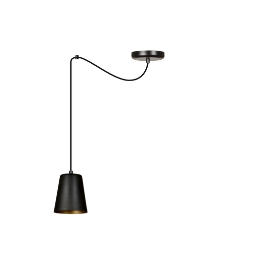 [455/1] Lampada a sospensione Link 1 Black / Gold
