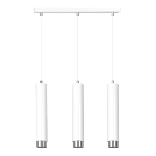 Lampada a sospensione Kibo 3 Wh/Chrome