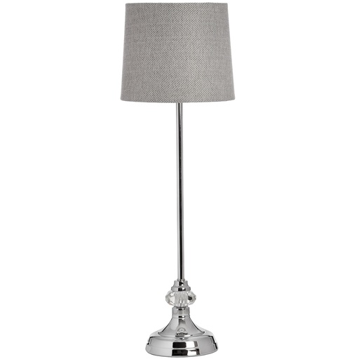 [17595] Lampada da tavolo Genova cromata