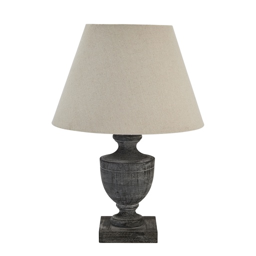 [21283] Lampada da tavolo in legno Incia Urna